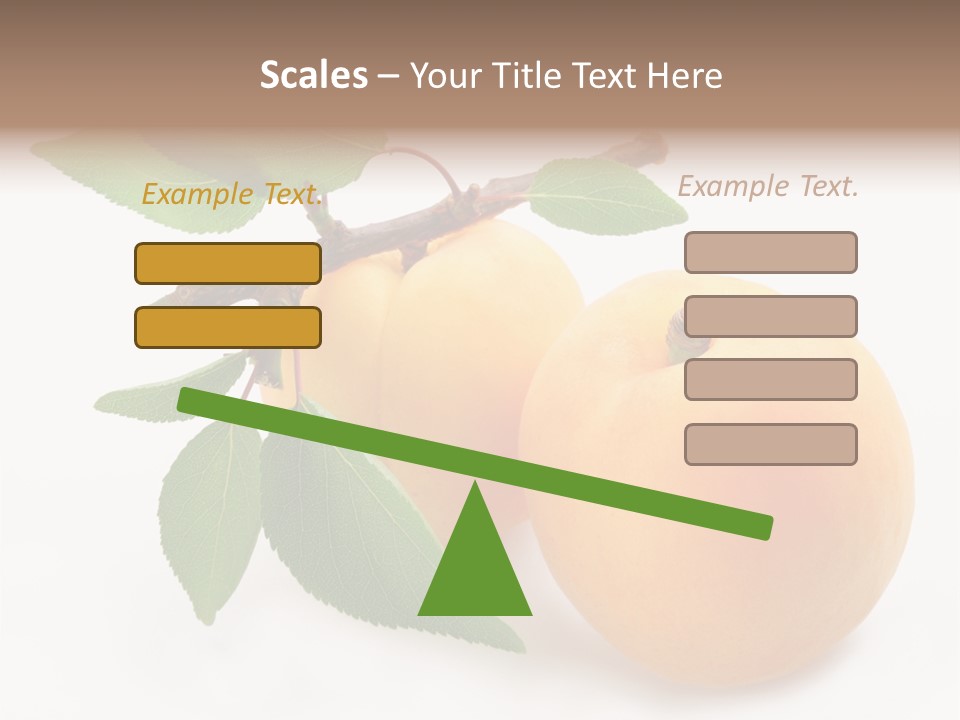 Apricot Group Vegetarian PowerPoint Template