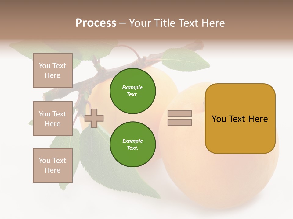 Apricot Group Vegetarian PowerPoint Template