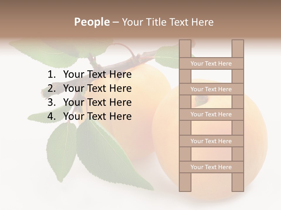 Apricot Group Vegetarian PowerPoint Template