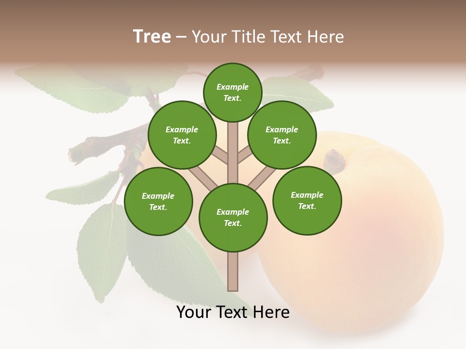 Apricot Group Vegetarian PowerPoint Template