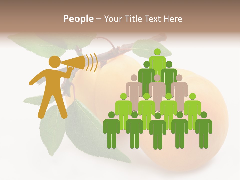 Apricot Group Vegetarian PowerPoint Template