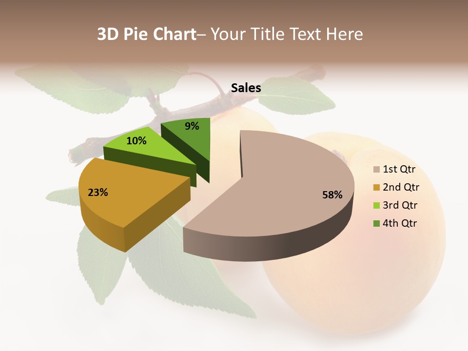 Apricot Group Vegetarian PowerPoint Template