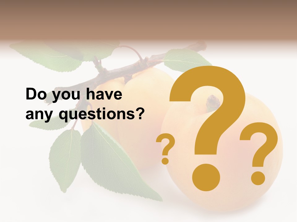 Apricot Group Vegetarian PowerPoint Template