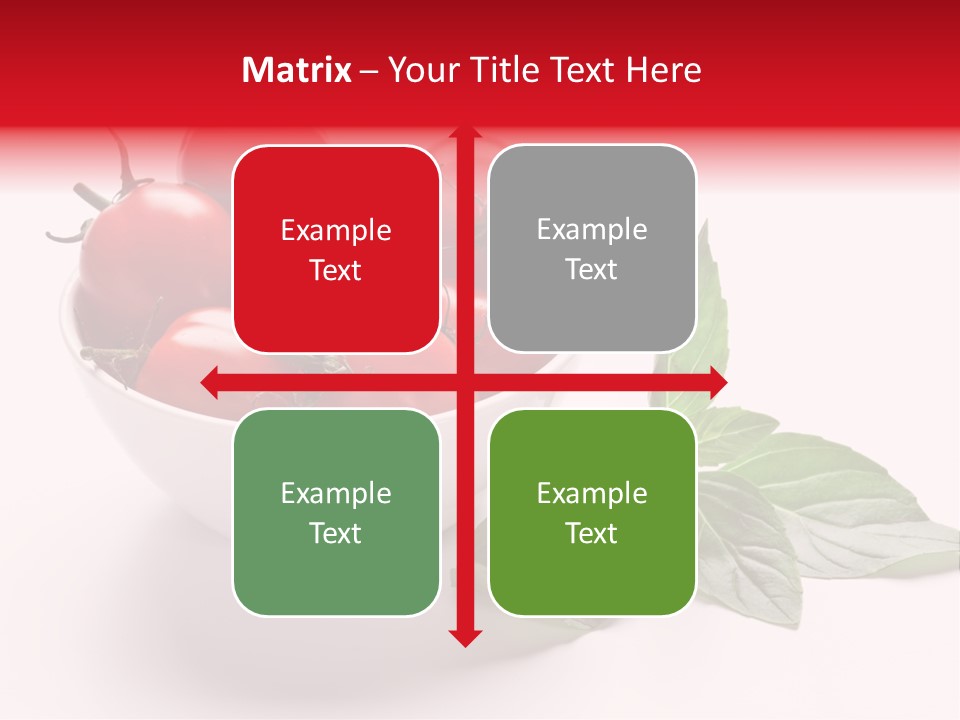 White Object Meal PowerPoint Template