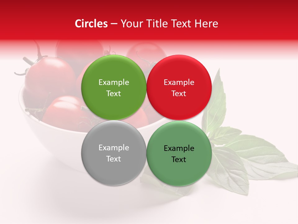 White Object Meal PowerPoint Template