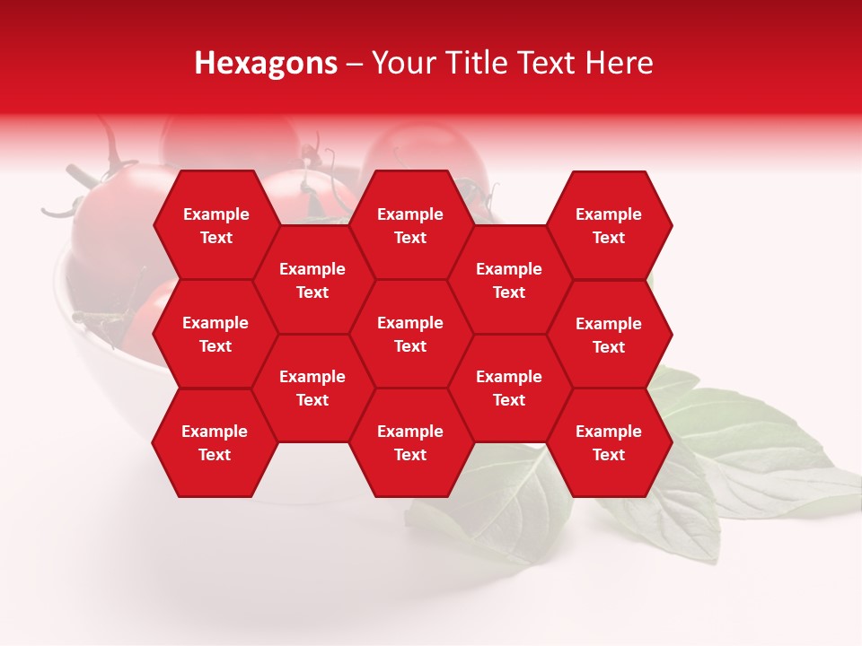 White Object Meal PowerPoint Template