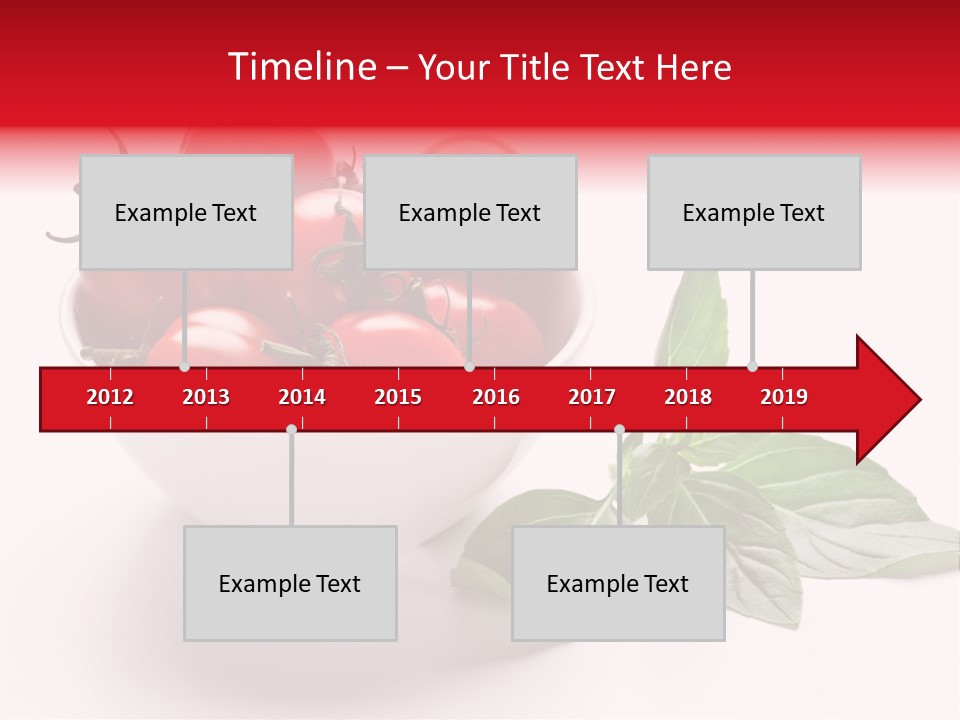 White Object Meal PowerPoint Template