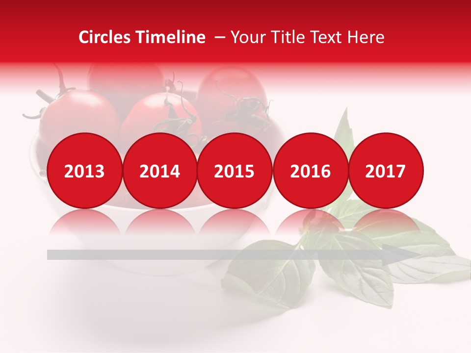 White Object Meal PowerPoint Template