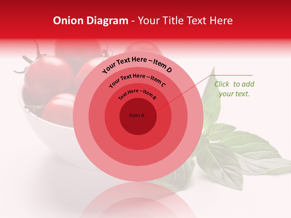 White Object Meal PowerPoint Template