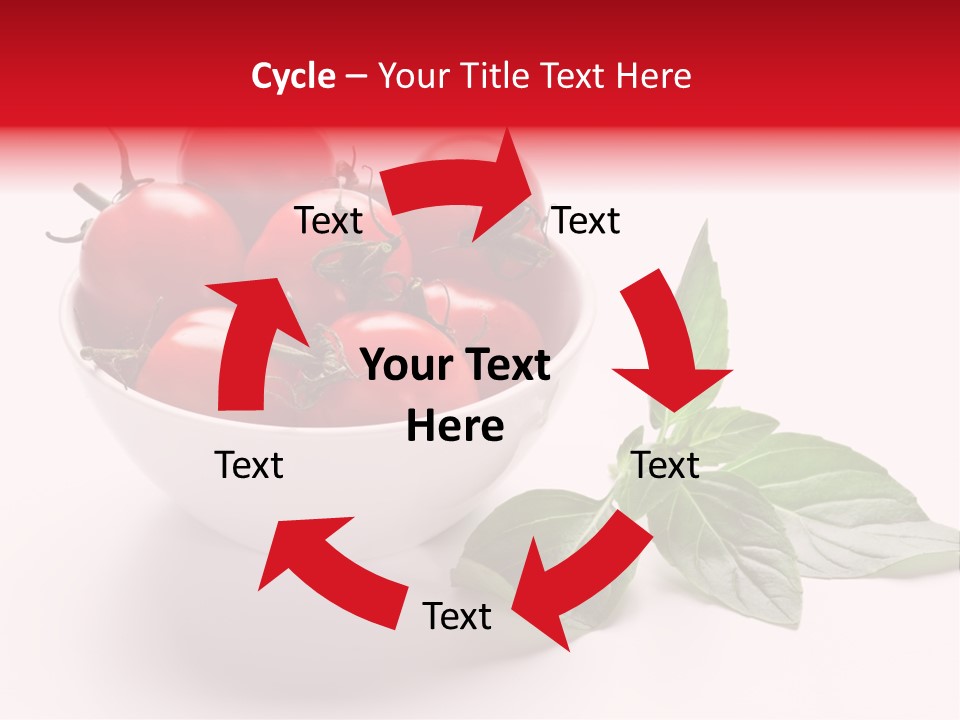 White Object Meal PowerPoint Template