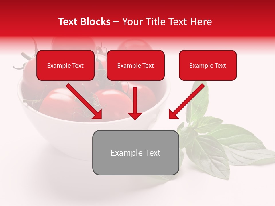 White Object Meal PowerPoint Template
