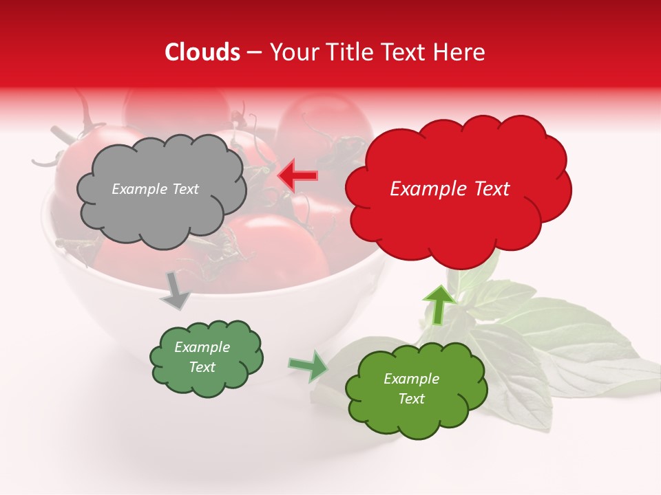 White Object Meal PowerPoint Template