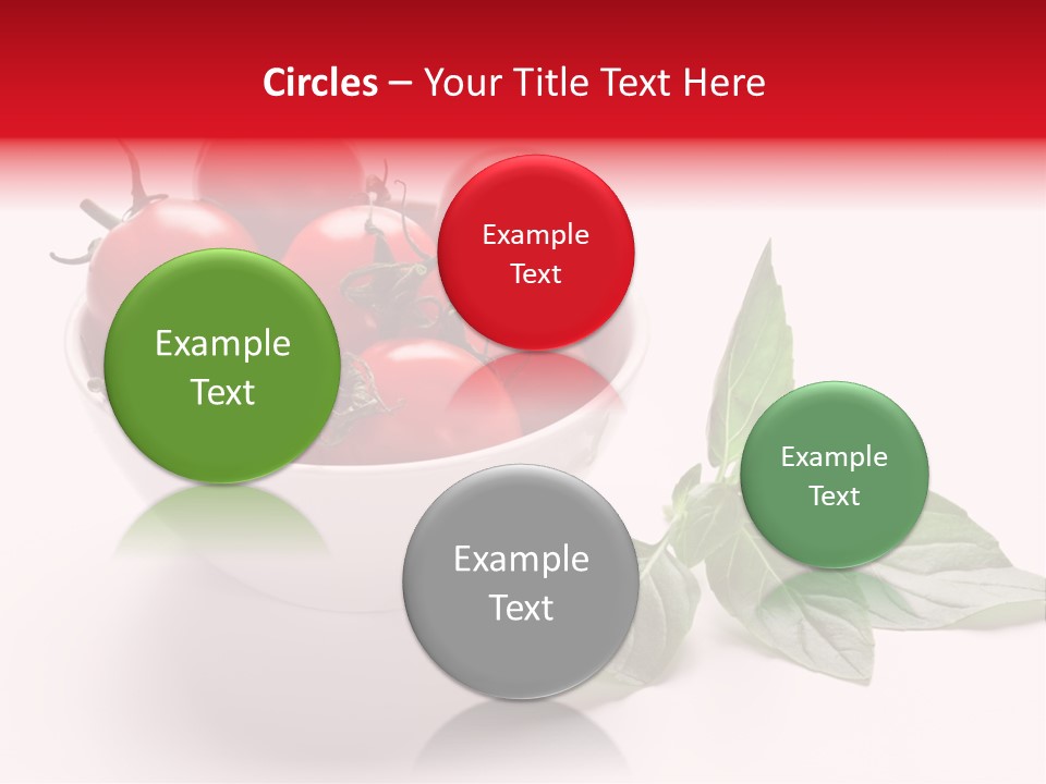 White Object Meal PowerPoint Template