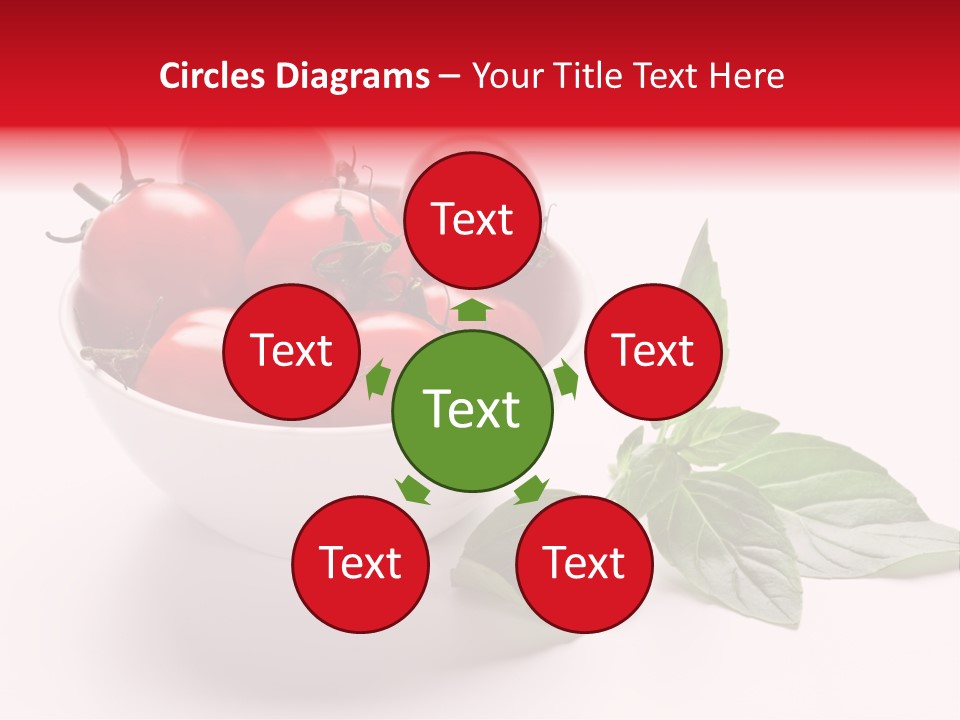 White Object Meal PowerPoint Template