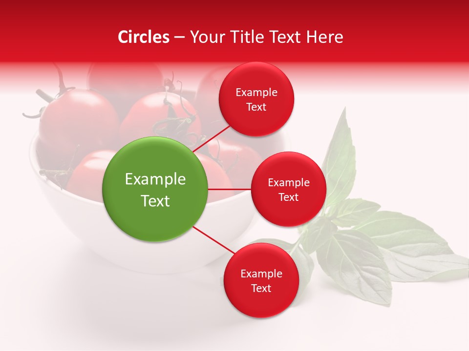 White Object Meal PowerPoint Template