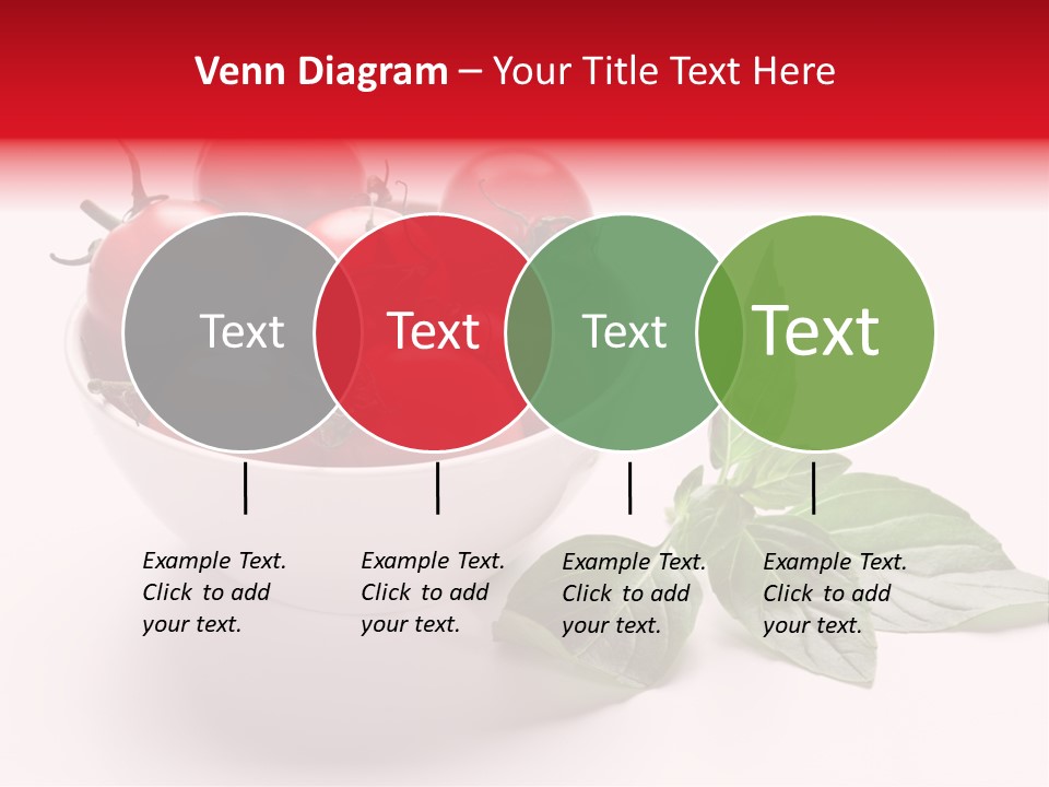 White Object Meal PowerPoint Template
