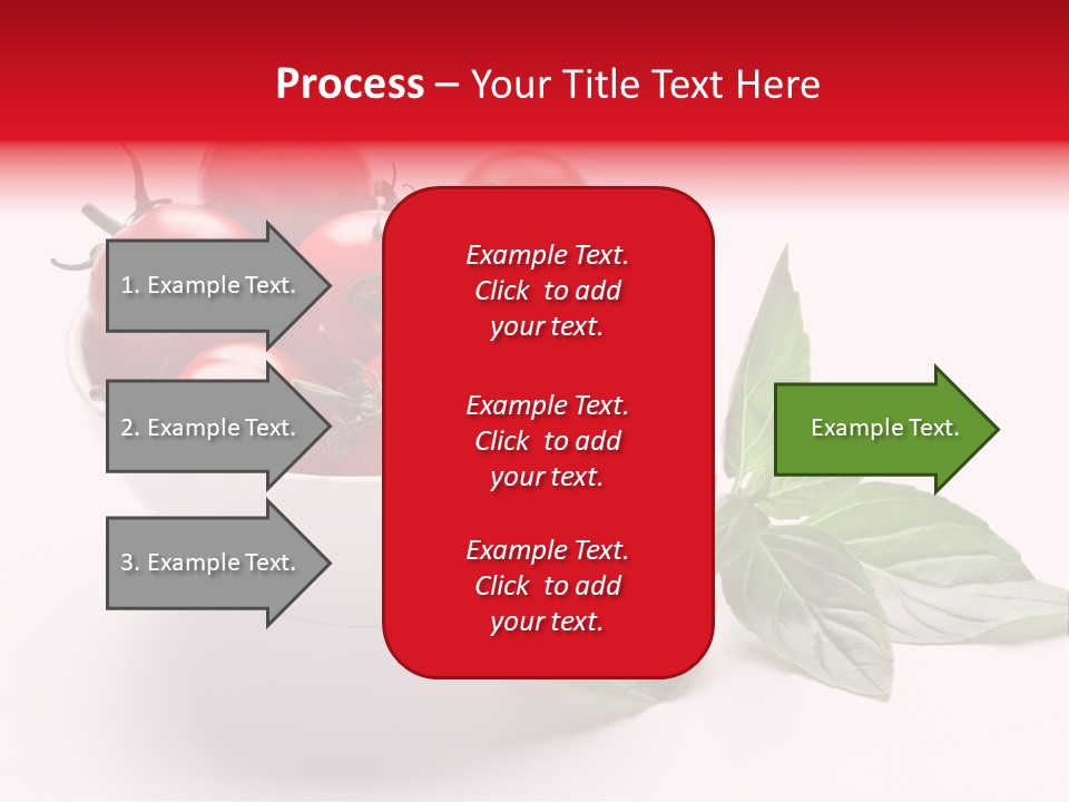 White Object Meal PowerPoint Template