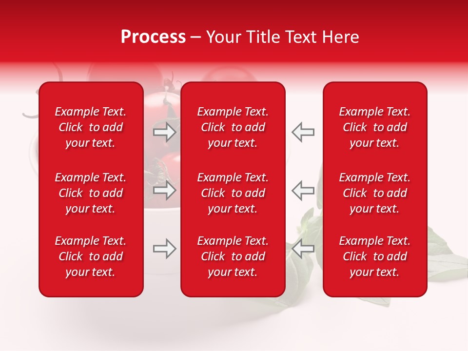 White Object Meal PowerPoint Template