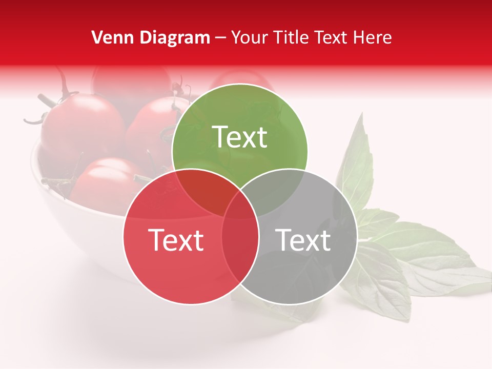 White Object Meal PowerPoint Template