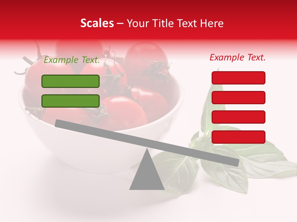 White Object Meal PowerPoint Template