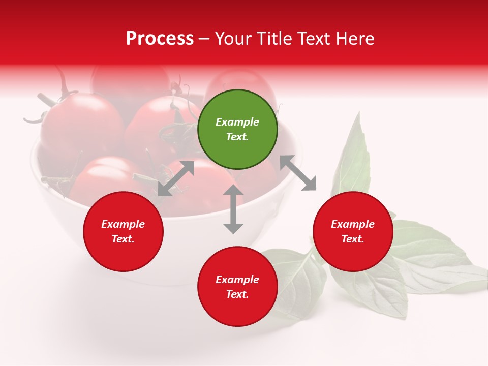 White Object Meal PowerPoint Template