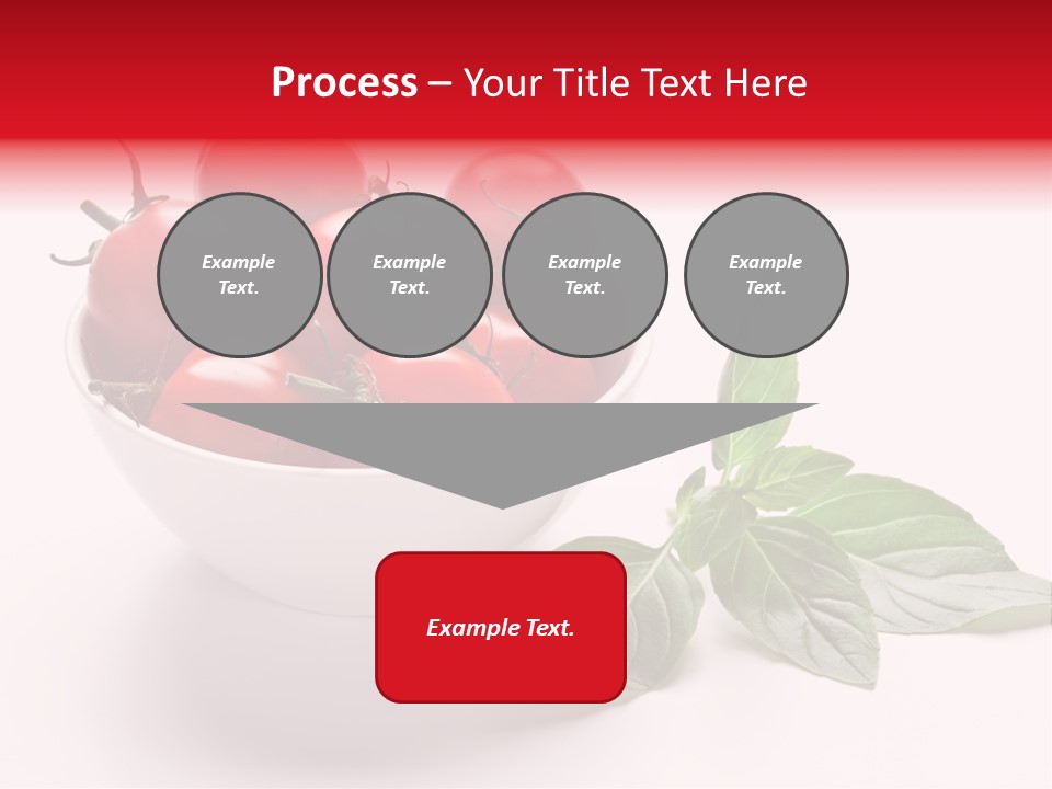 White Object Meal PowerPoint Template