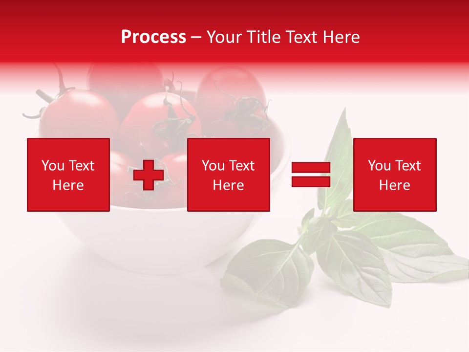 White Object Meal PowerPoint Template