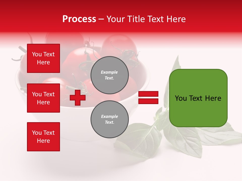 White Object Meal PowerPoint Template