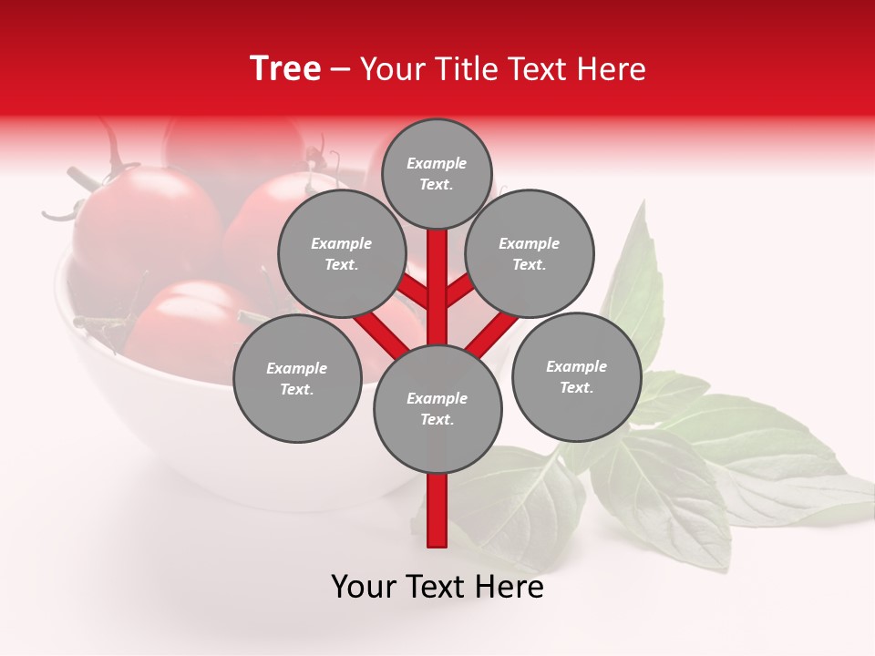 White Object Meal PowerPoint Template