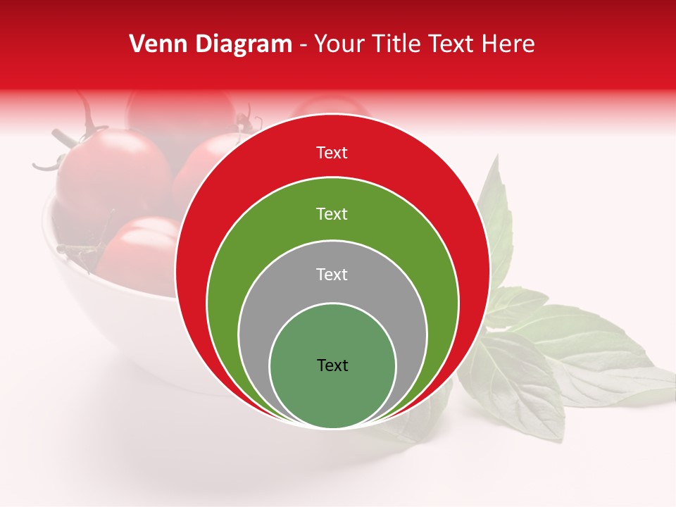 White Object Meal PowerPoint Template