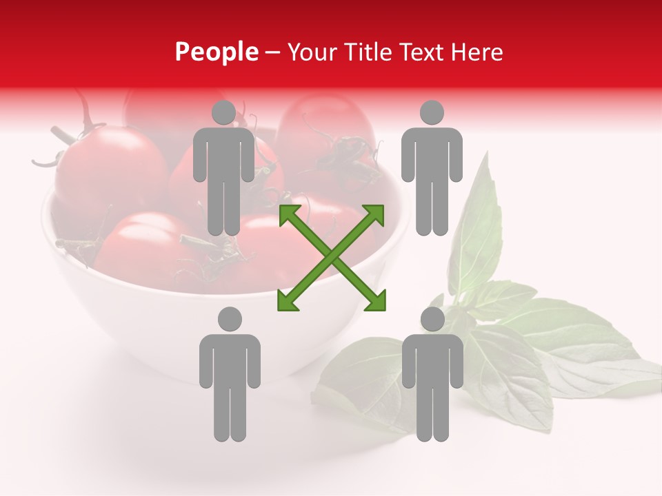 White Object Meal PowerPoint Template