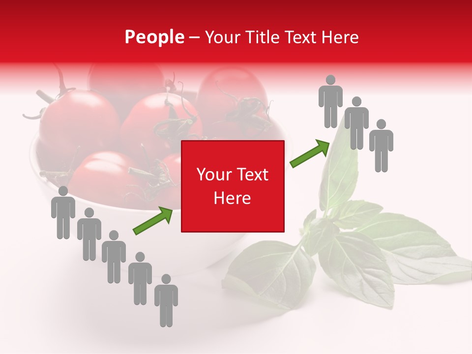 White Object Meal PowerPoint Template