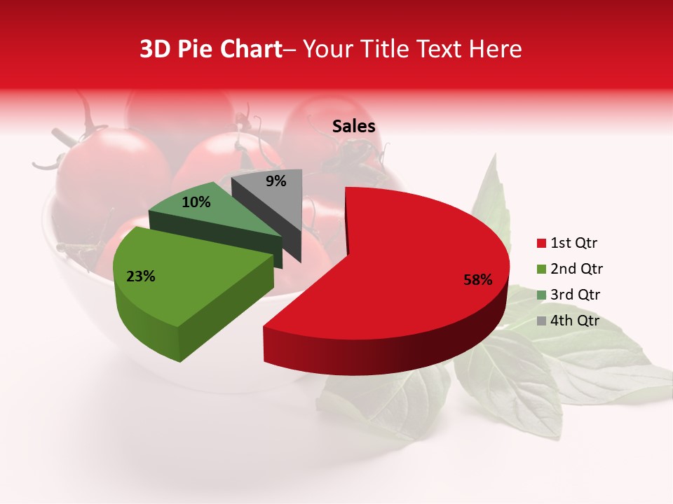 White Object Meal PowerPoint Template