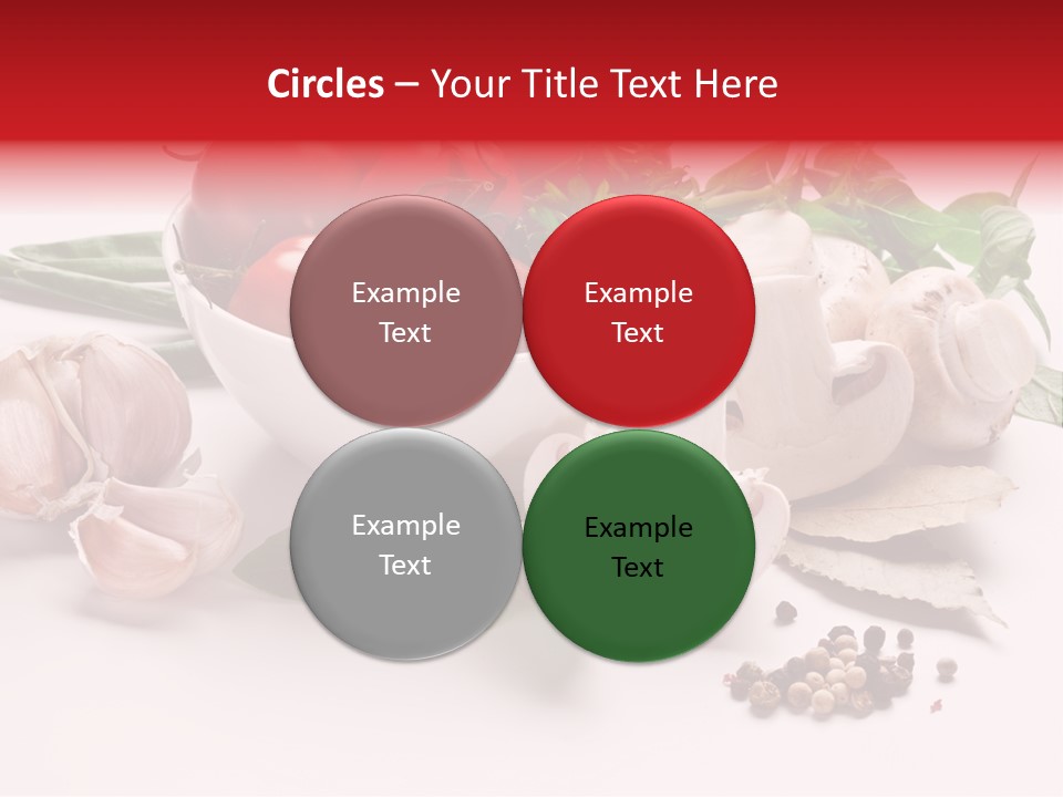 Onion Dish Ripe PowerPoint Template