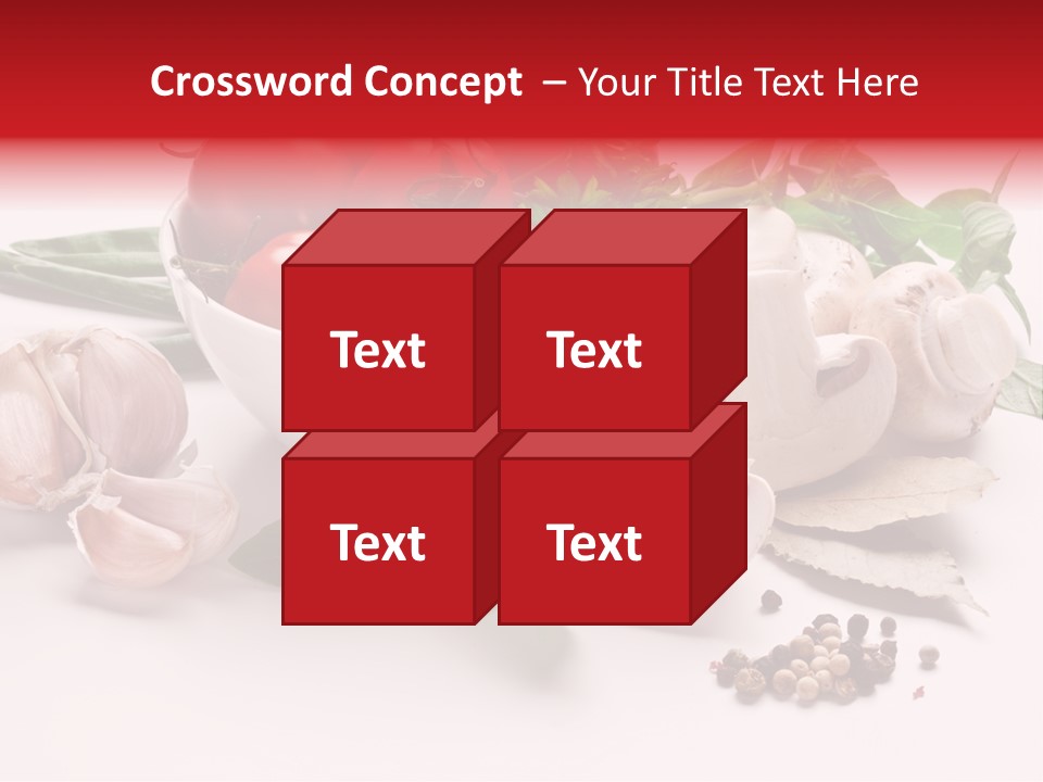 Onion Dish Ripe PowerPoint Template