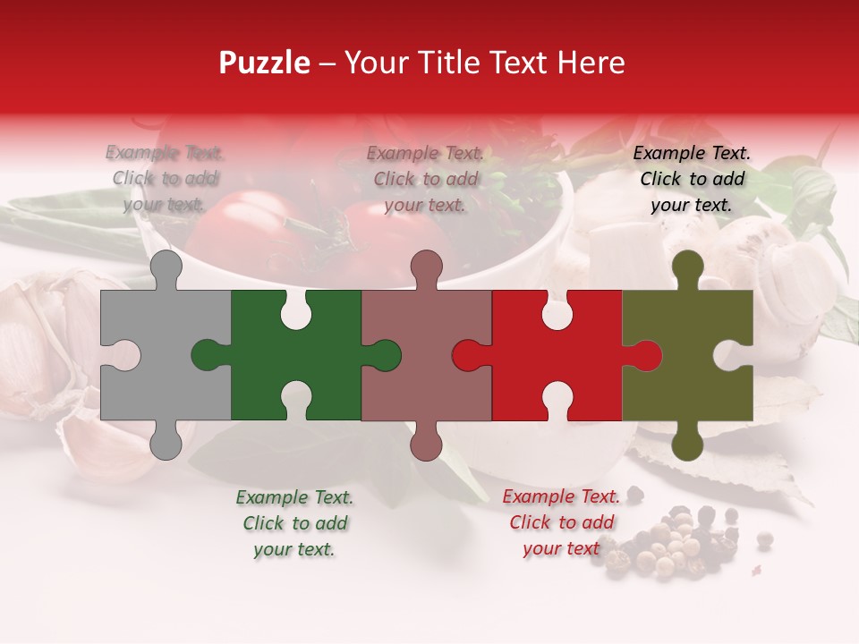 Onion Dish Ripe PowerPoint Template