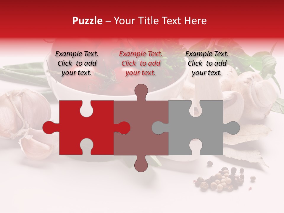 Onion Dish Ripe PowerPoint Template