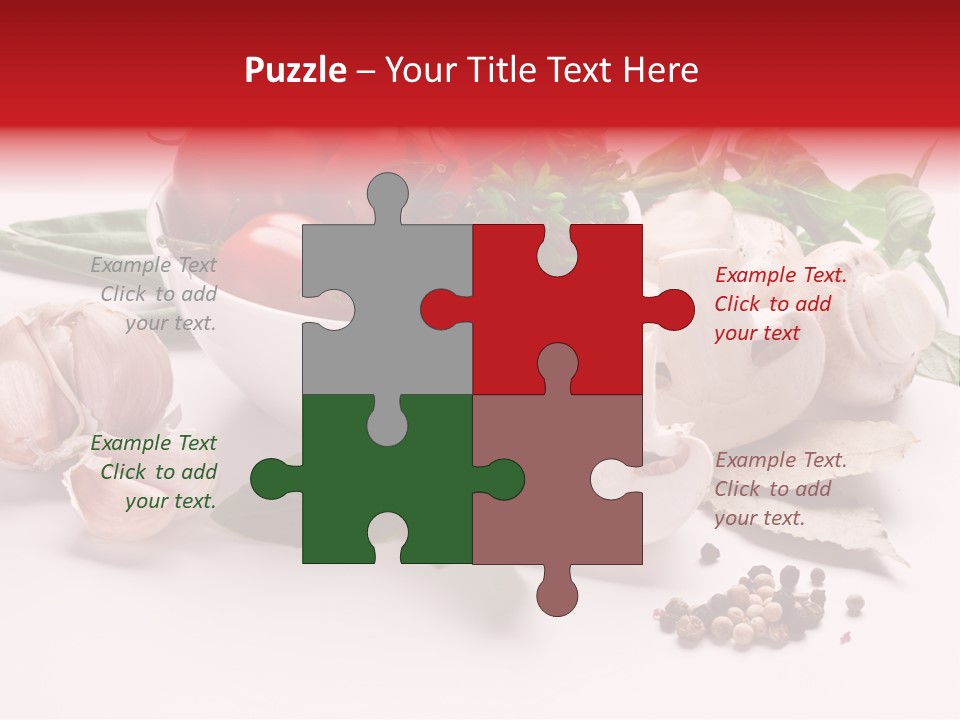 Onion Dish Ripe PowerPoint Template