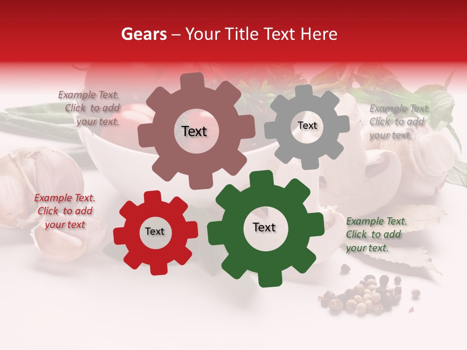 Onion Dish Ripe PowerPoint Template