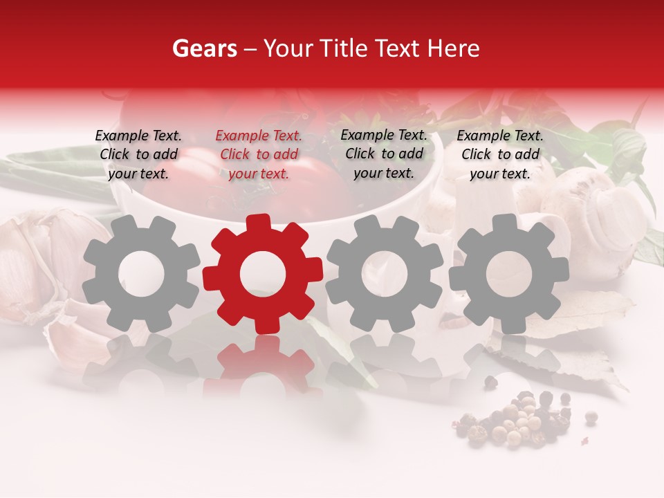 Onion Dish Ripe PowerPoint Template