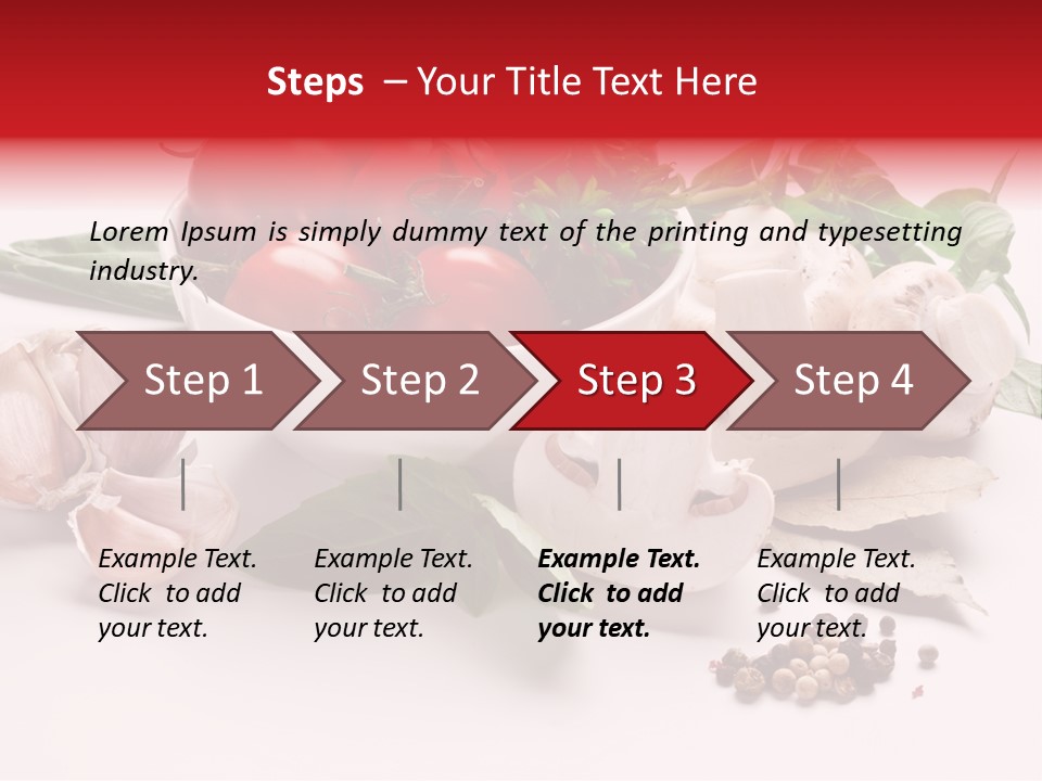 Onion Dish Ripe PowerPoint Template