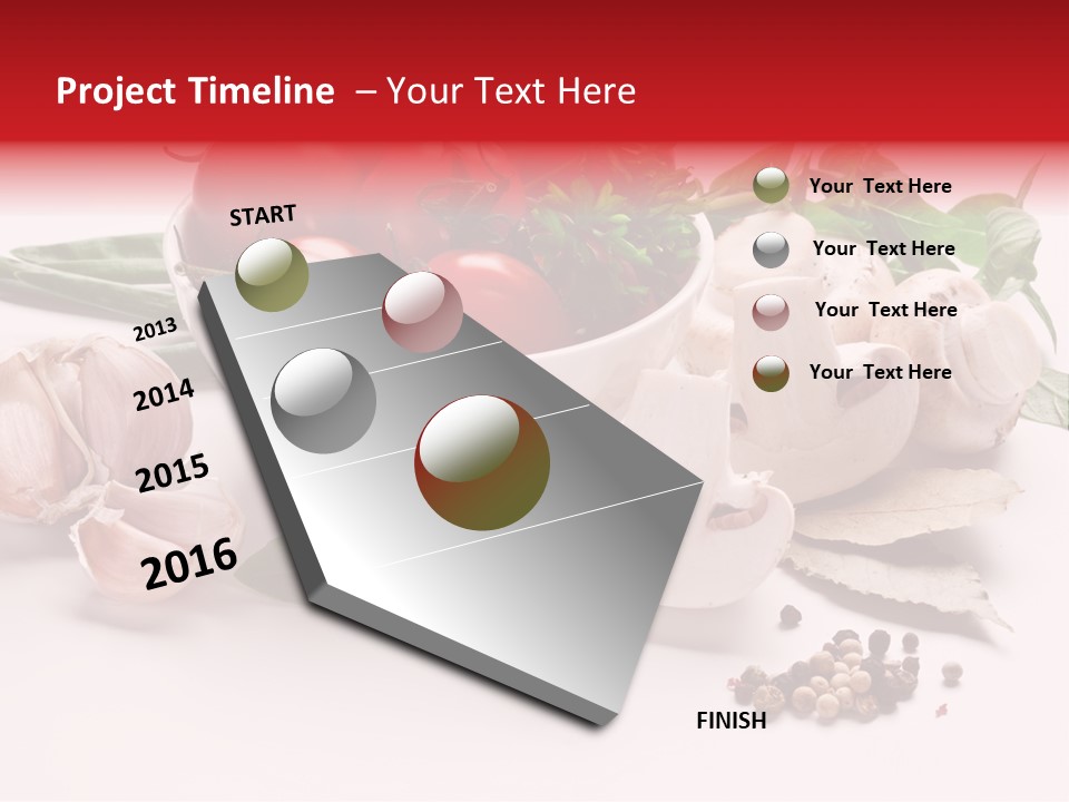 Onion Dish Ripe PowerPoint Template