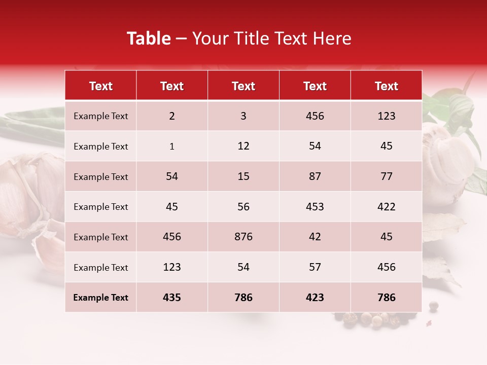Onion Dish Ripe PowerPoint Template