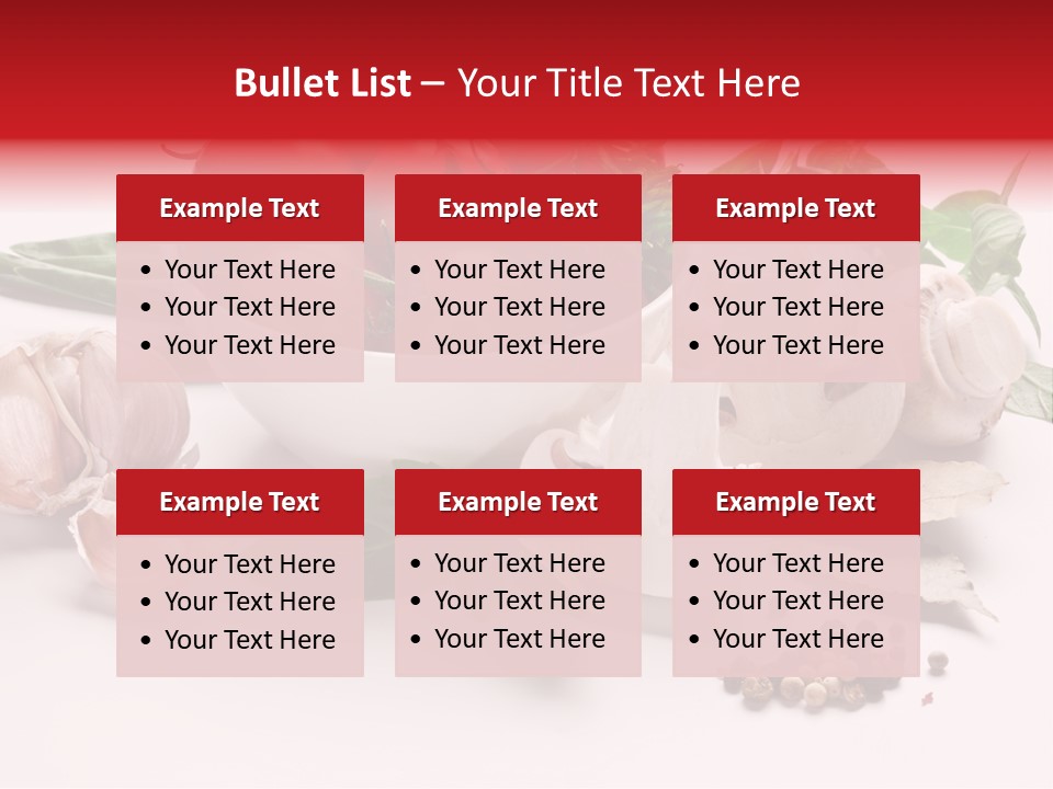 Onion Dish Ripe PowerPoint Template