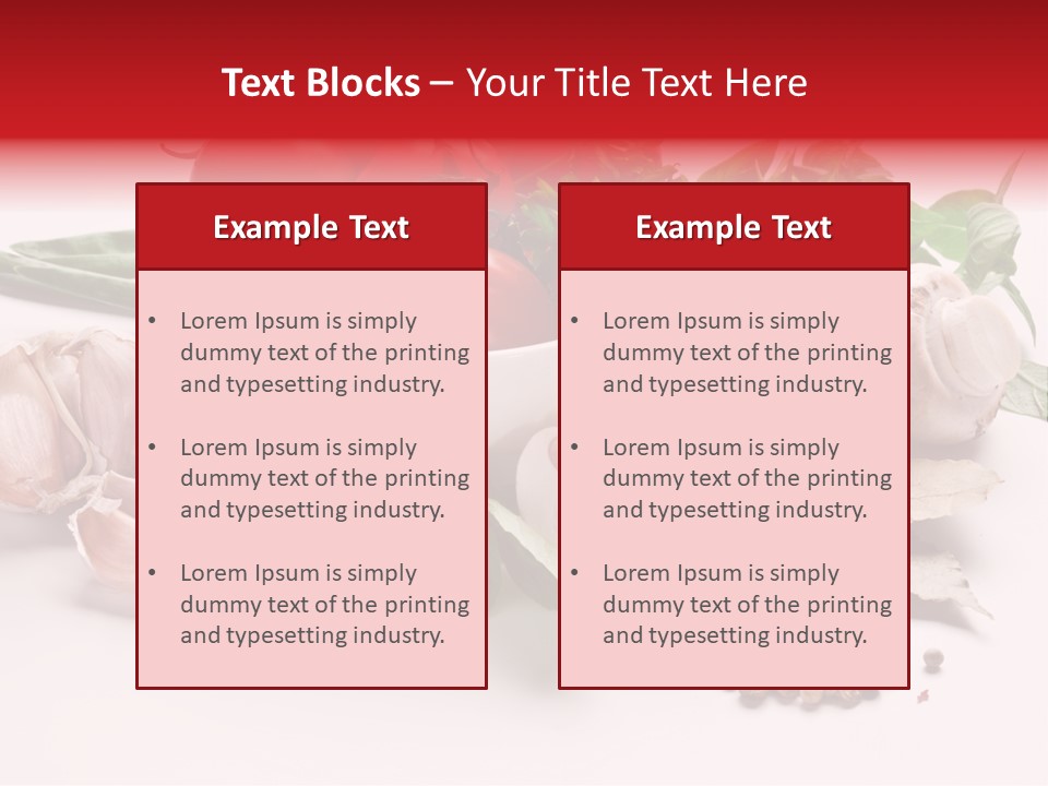Onion Dish Ripe PowerPoint Template