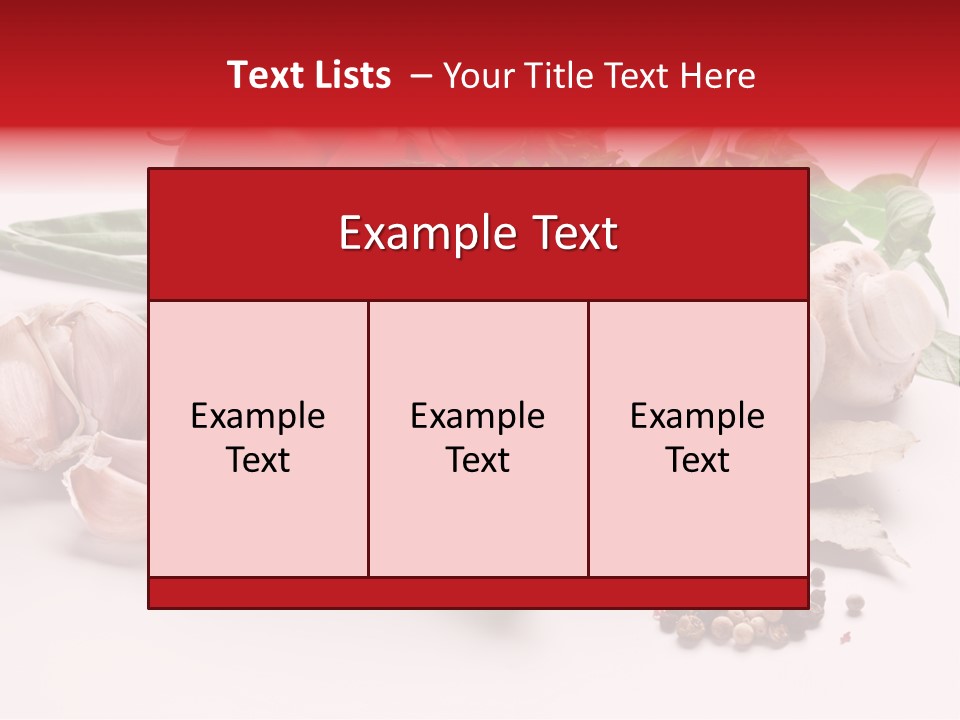 Onion Dish Ripe PowerPoint Template