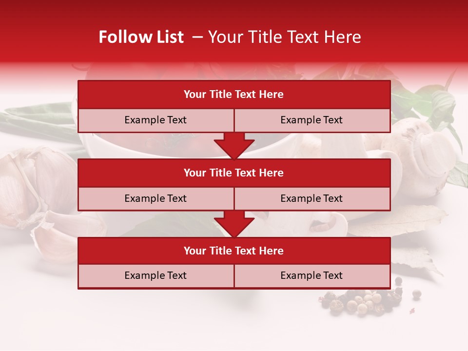 Onion Dish Ripe PowerPoint Template