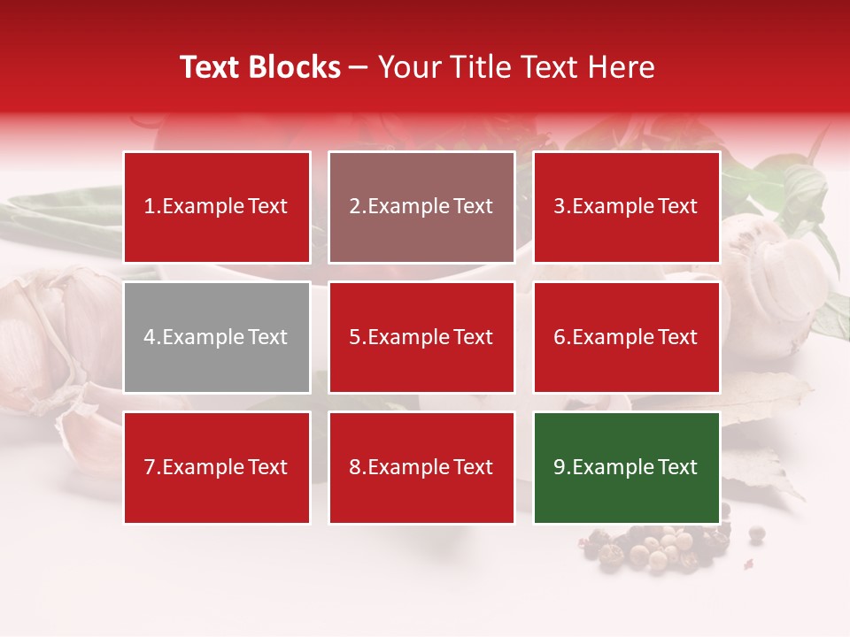 Onion Dish Ripe PowerPoint Template