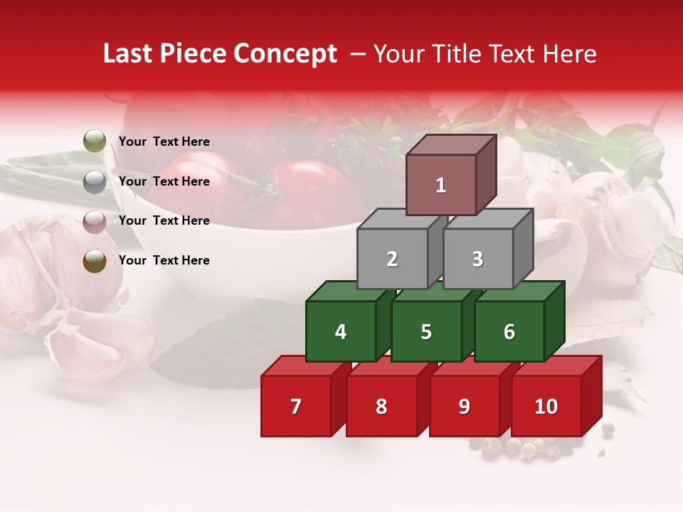 Onion Dish Ripe PowerPoint Template