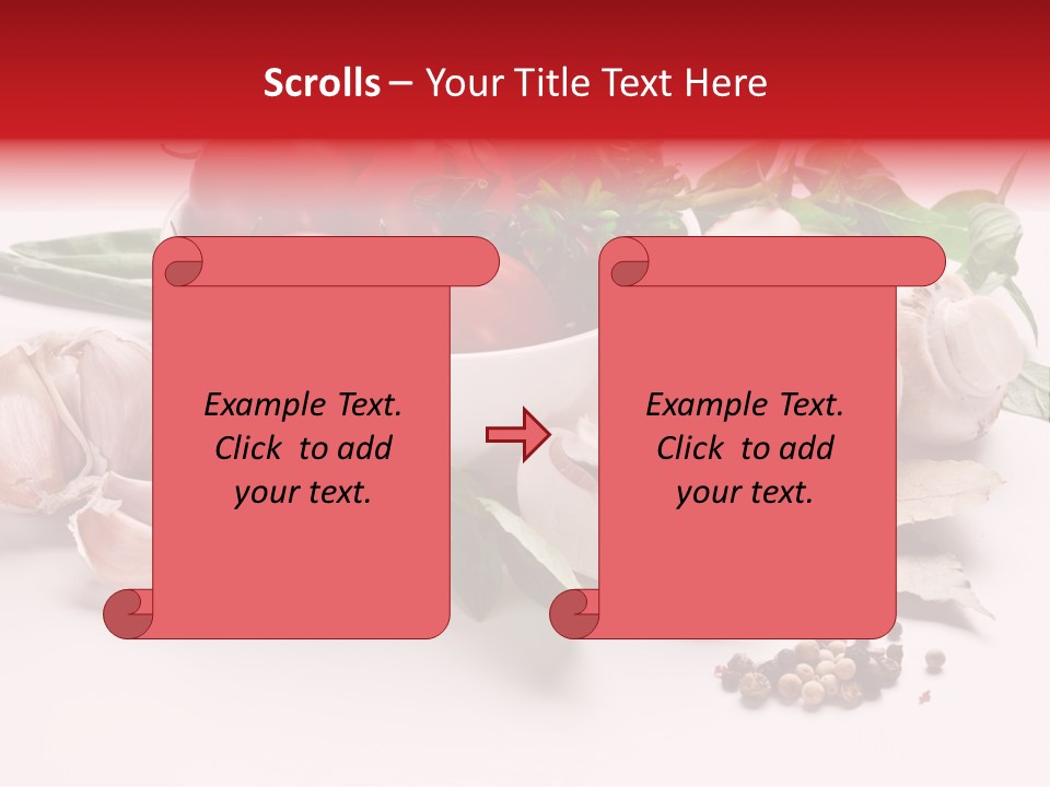 Onion Dish Ripe PowerPoint Template